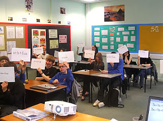 Mini Whiteboards & CLIL. (2011). Reflections on CLIL. Available online at: http://clilreflections.blogspot.ca/2011/11/mini-whiteboards-and-clil.html individual white boards in math instruction