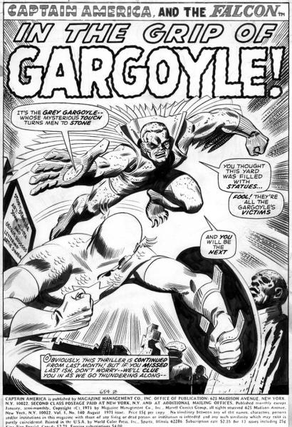 Splash Page: Captain America