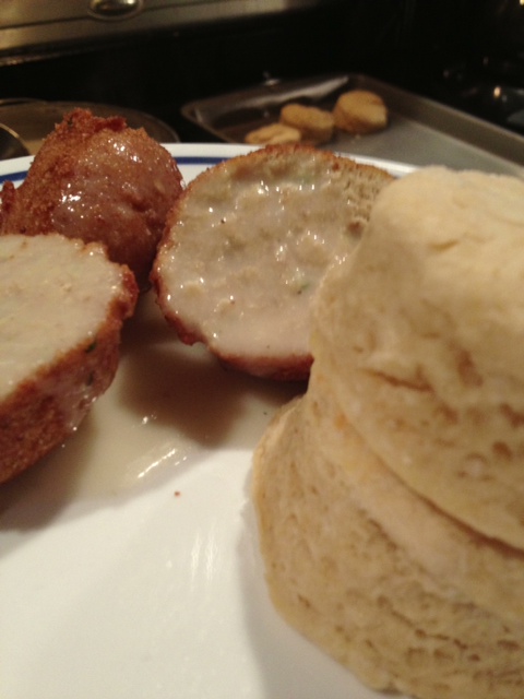 "bless her heart!": Chicken Croquettes, Buttermilk, Biscuits and Narcolepsy
