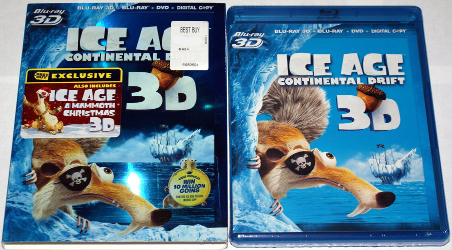 Bluray & DVD Exclusives Ice Age Continental Drift Best Buy