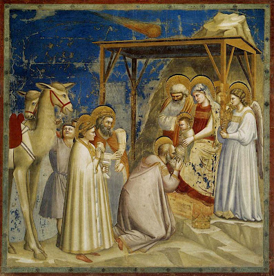 La adoración de los Magos - Hacia 1305 - Giotto - Capilla Scrovegni - Padua