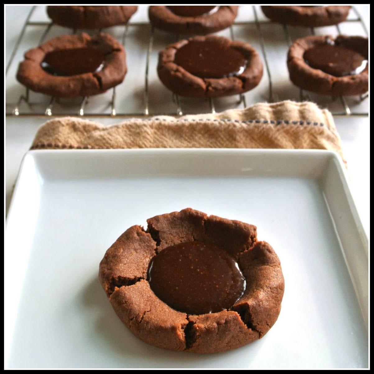 Gourmet Cooking For Two Chocolate Shortbread Thumbprint Cookies