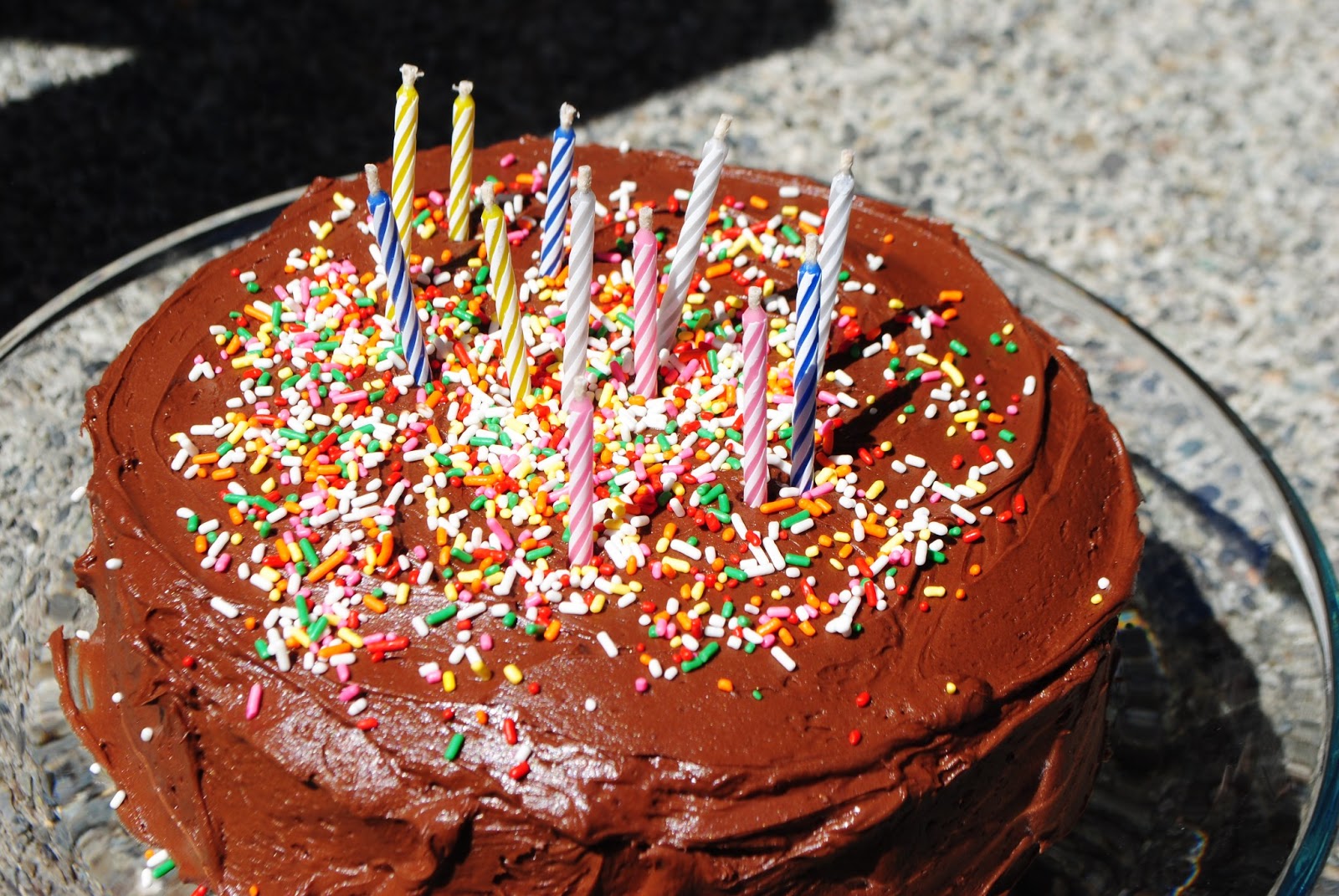 Happy Birthday Cake! A super easy cake to make with kids (or yourself