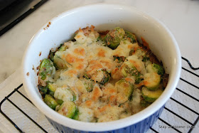 Easy Cheesy Brussels Sprouts