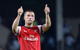 Podolski: "Me gusta la competenci si viene Higuaín" Podolski: "Me gusta la competenci si viene Higuaín"