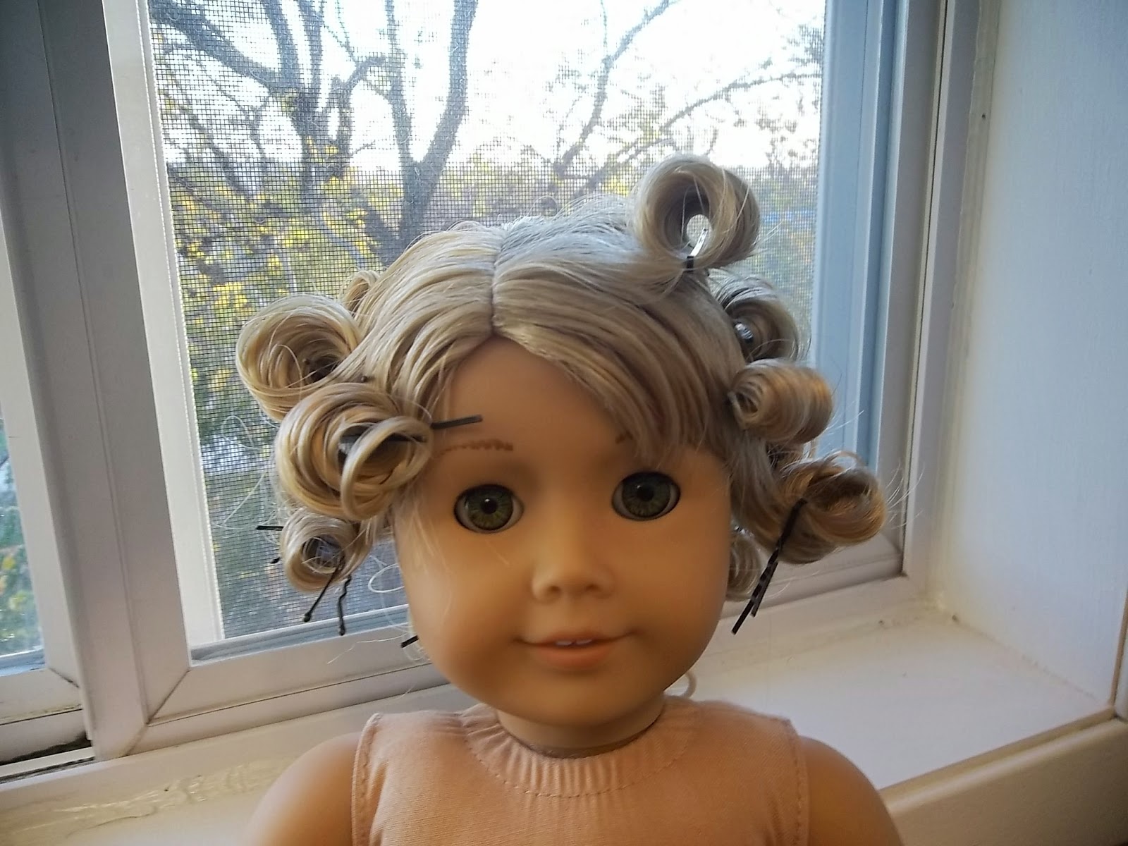 American Girl Place How to fix your dolls hair up a bit!!!