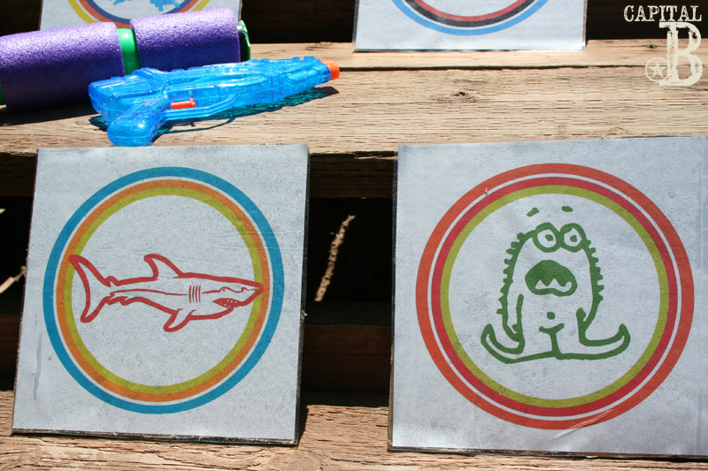 Capital B Water Gun Targets 3.0