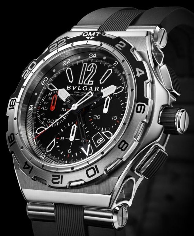 Watch Bot [Bvlgari Diagono Professional XPro Chrono GMT] O relógio