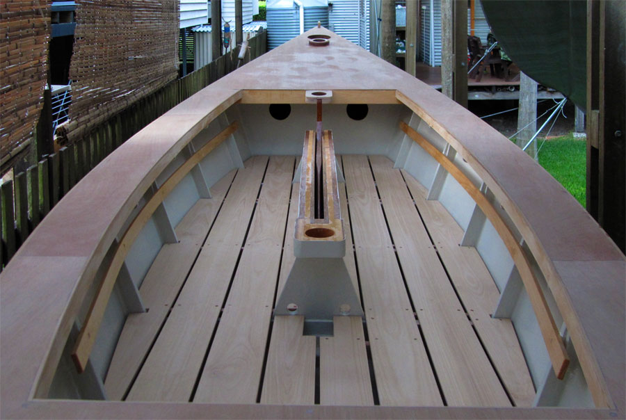 Ross Lillistone Wooden Boats Little Egret A Munroestyle sharpie