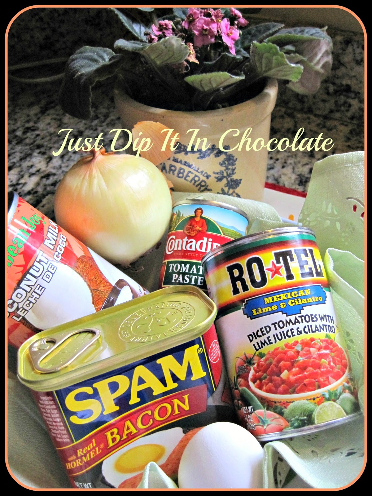 Just Dip It In Chocolate SPAM Loco Moco, Grandma's Recipe