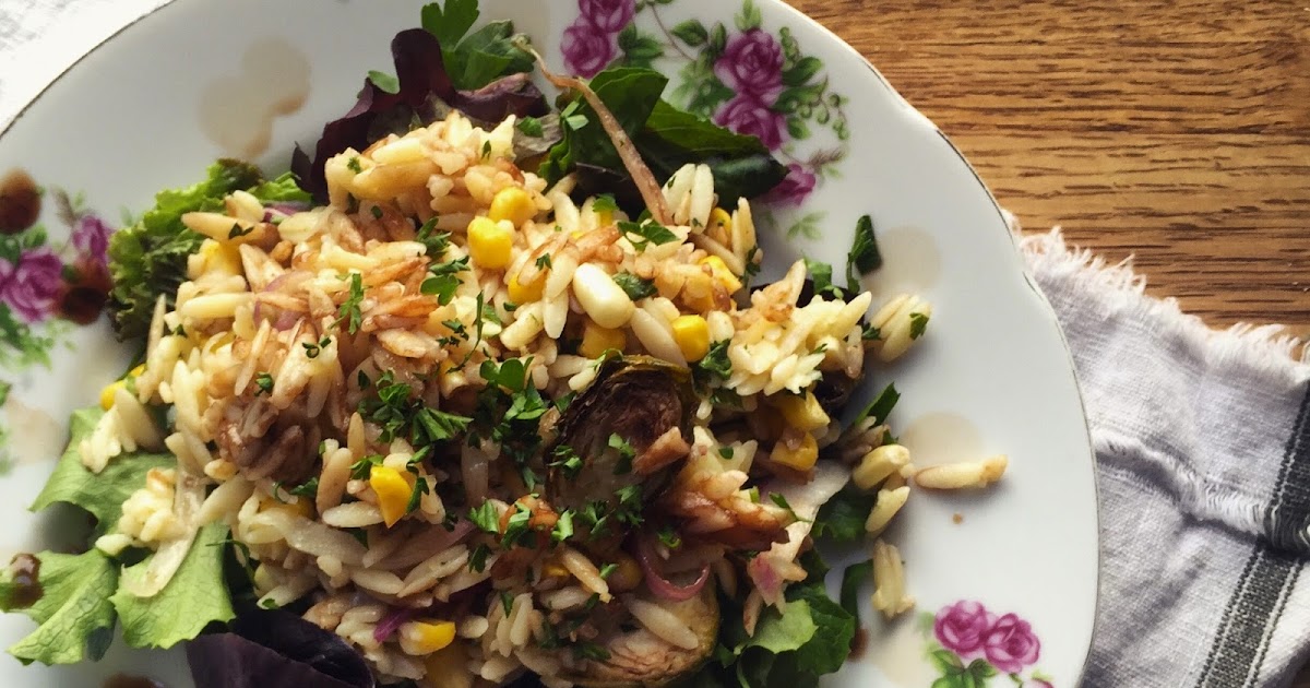 Seasons from Scratch Summer Orzo Salad with Grilled Sweet Corn and