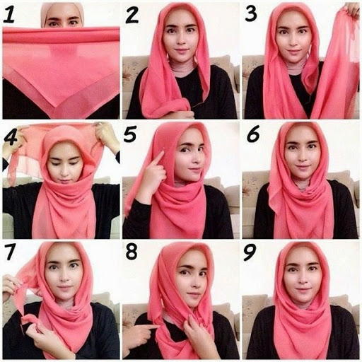 contoh tutorial hijab segi empat kreasi demam isu terbaru 2017/2018 contoh tutorial hijab segi empat kreasi demam isu terbaru 2017/2018