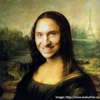 Zlatan in Paris, Mona Lisa