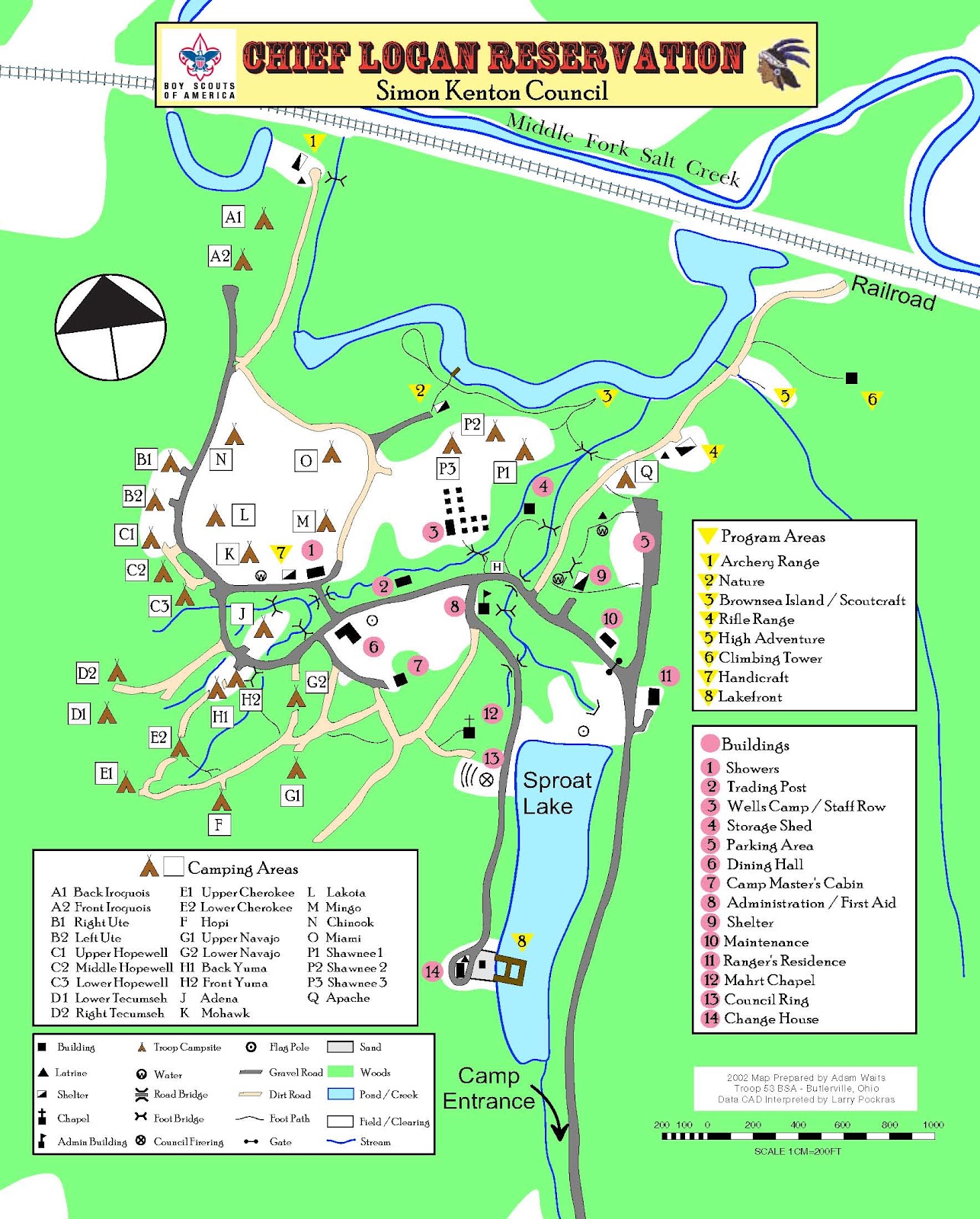 boys scout camping list