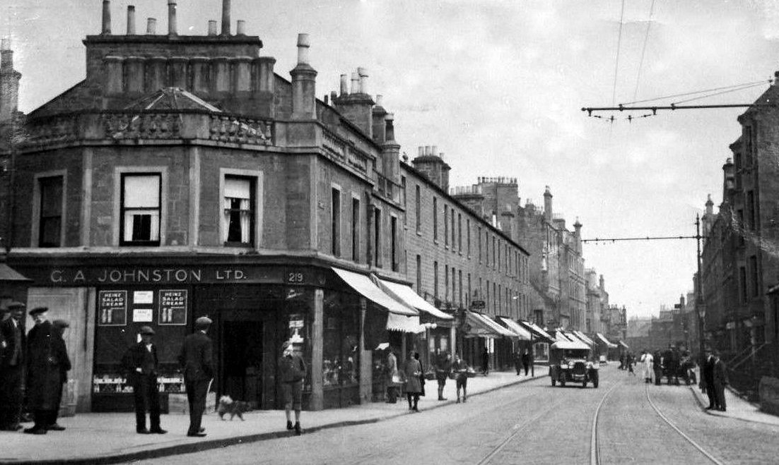 Tour Scotland Photographs Old Photograph Perth Road Dundee Scotland