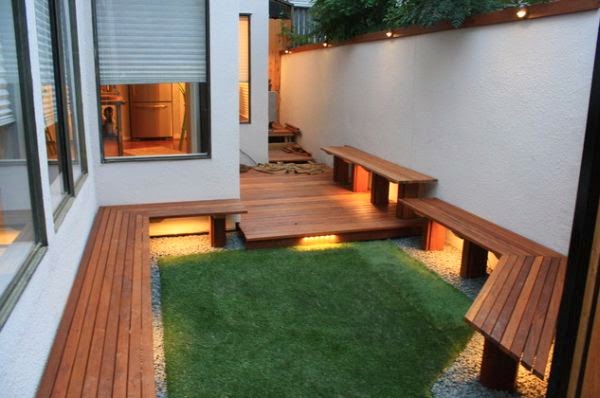 Decoracion de patios pequenos y estrechos patios y jardines Décor Jardines patio