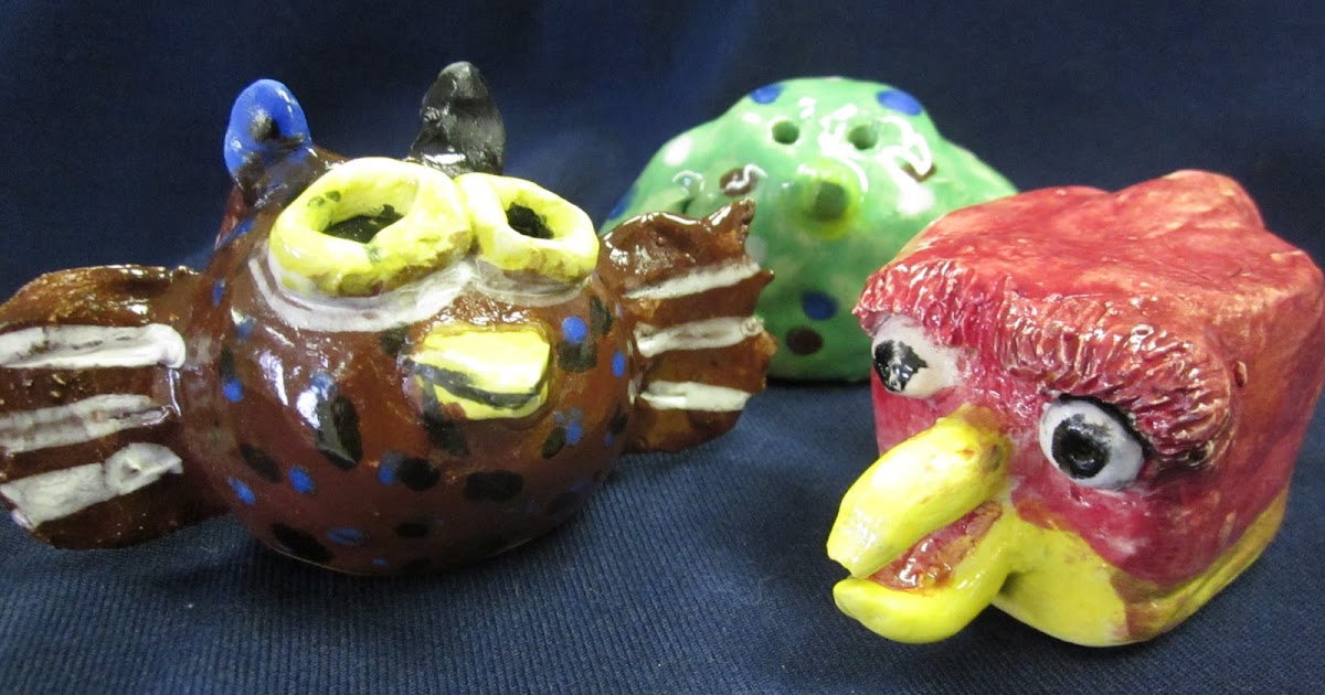 Time for Art! CLAY ANIMAL RATTLES