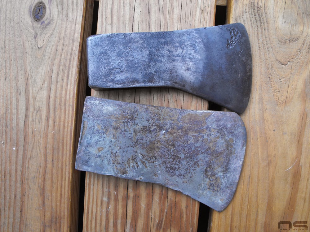rescue vintage axe head custom axe