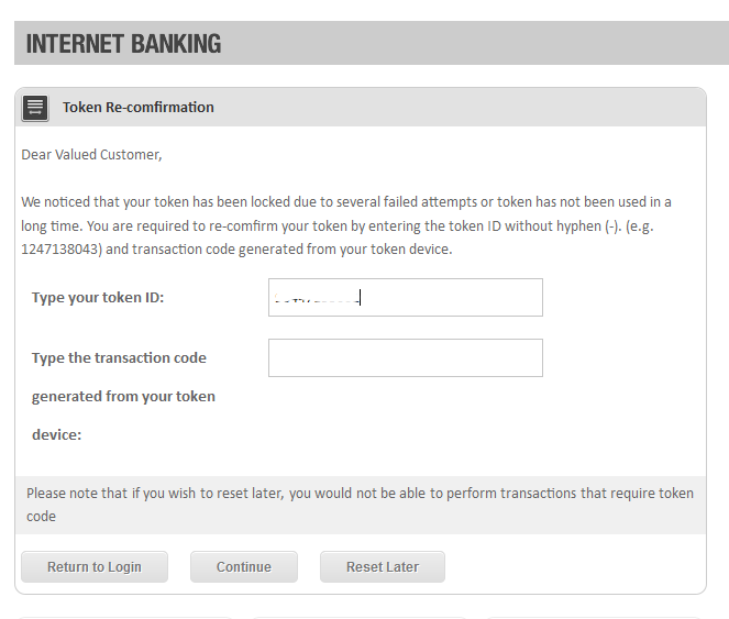 GTBank Token Device Locked? Here Is How To Reset It