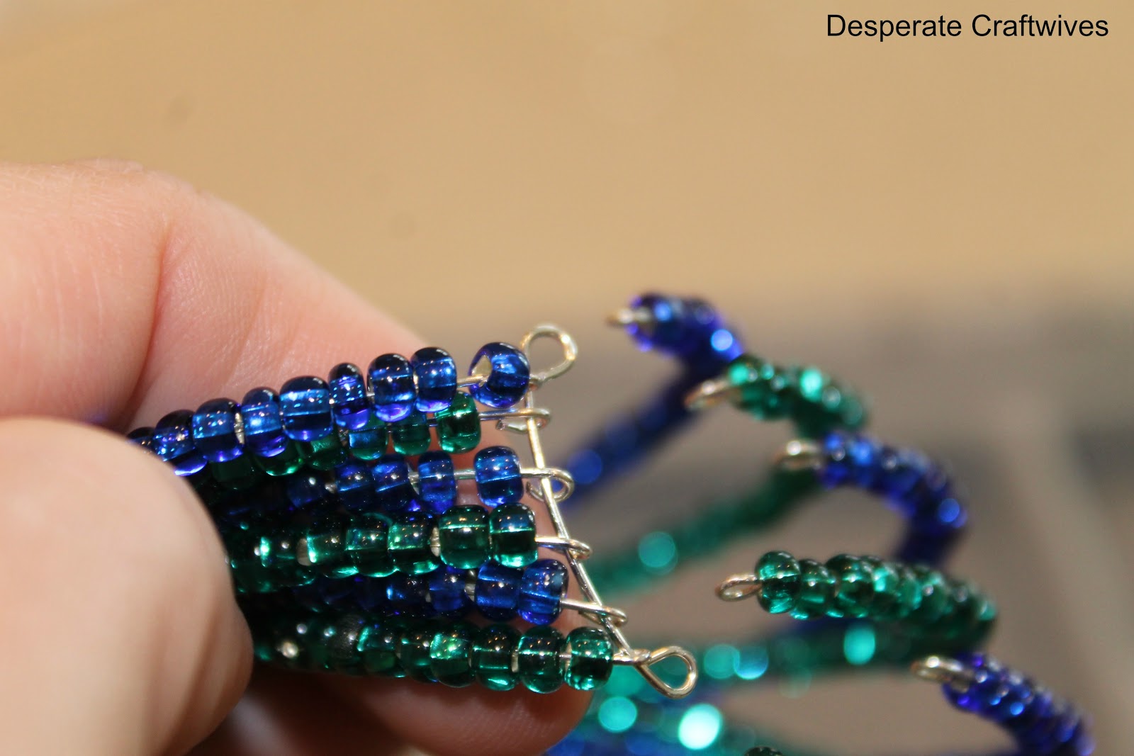 Desperate Craftwives Braided Memory Wire Bracelet