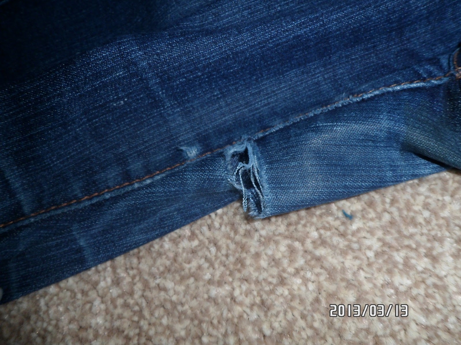 Beauty by a Geek Cutting Jeans to shorts