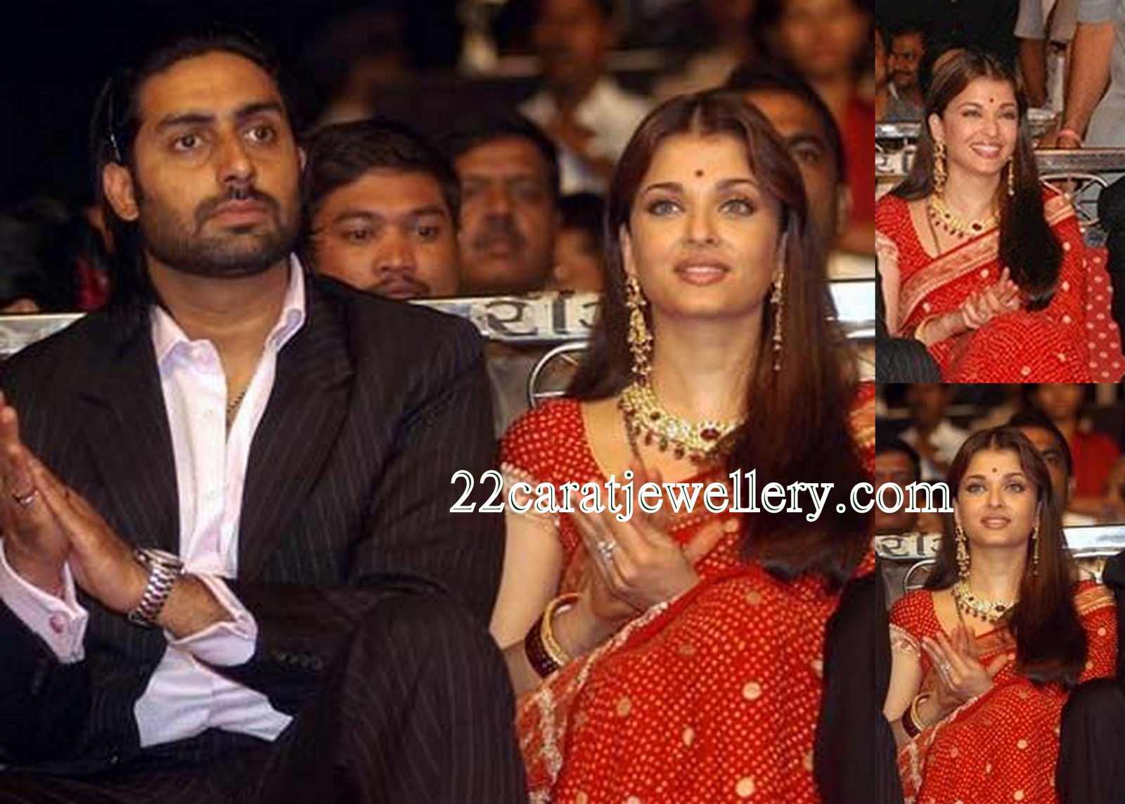 red saree matching shirt