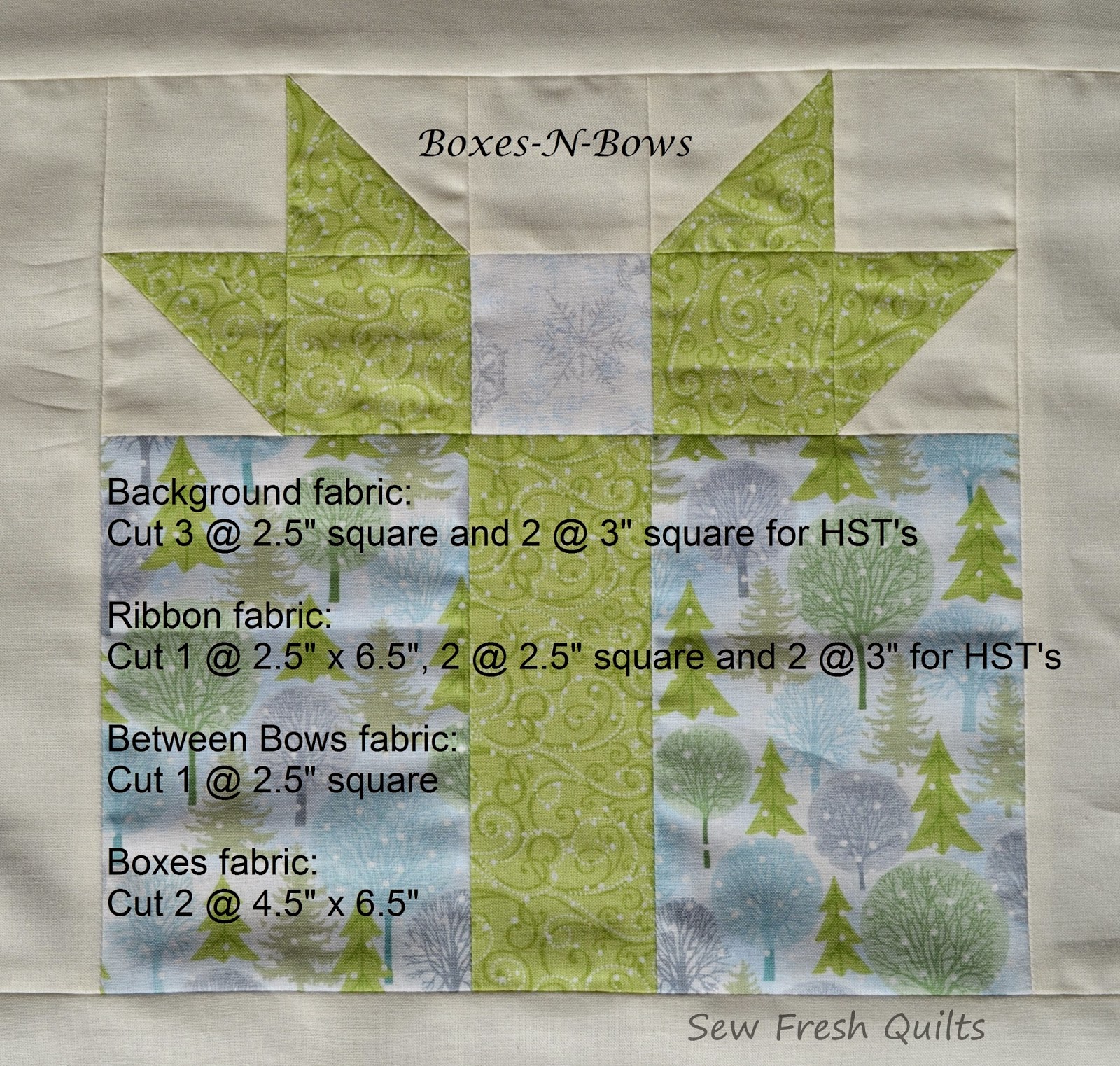 Sew Fresh Quilts BoxesNBows