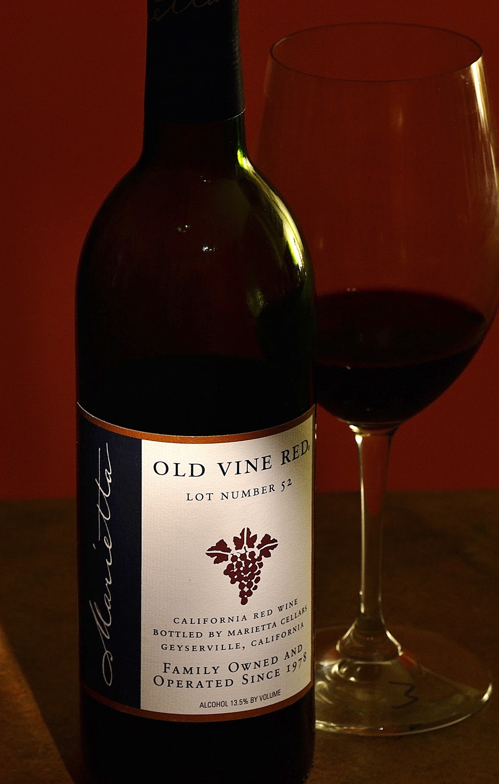 New Hampshire Wineman Marietta Old Vine Red Lot 52