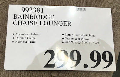 Deal for the Bainbridge Chaise Lounge Chair at Costco