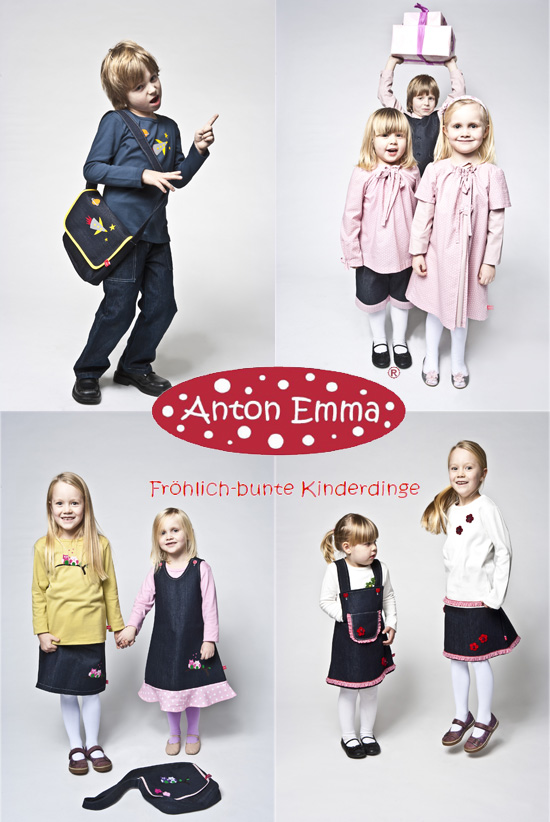 Anton Emma - Fröhlich-bunte Kinderdinge! Colorful kidswear by Anton Emma!