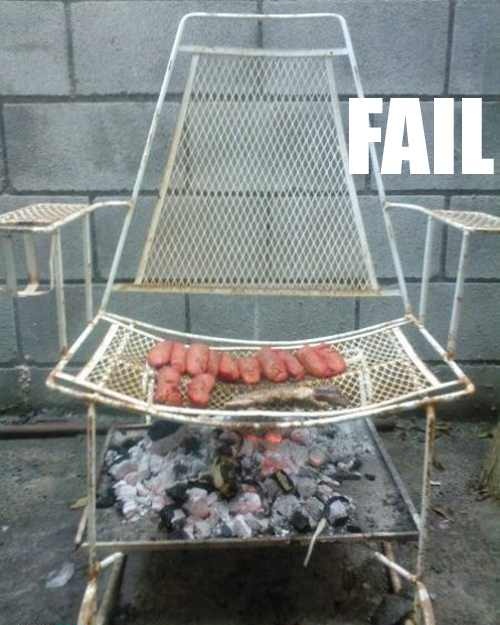 BBQ Grill Fail