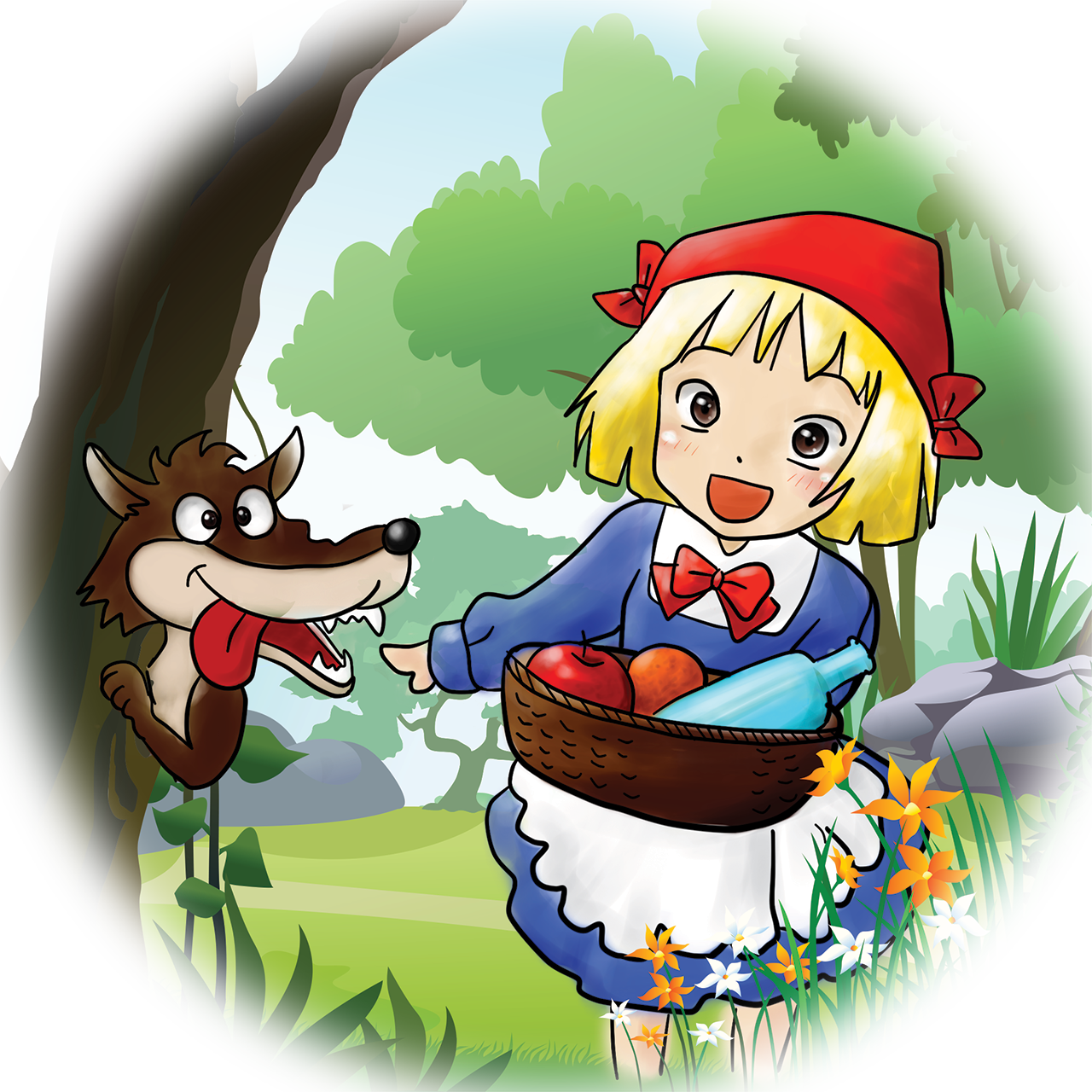 愛莎糖果罐 兒童故事插圖