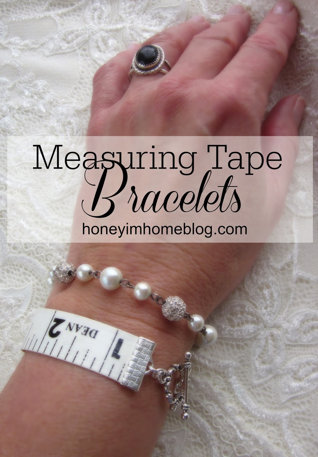 Honey I'm Home Measuring Tape Bracelets