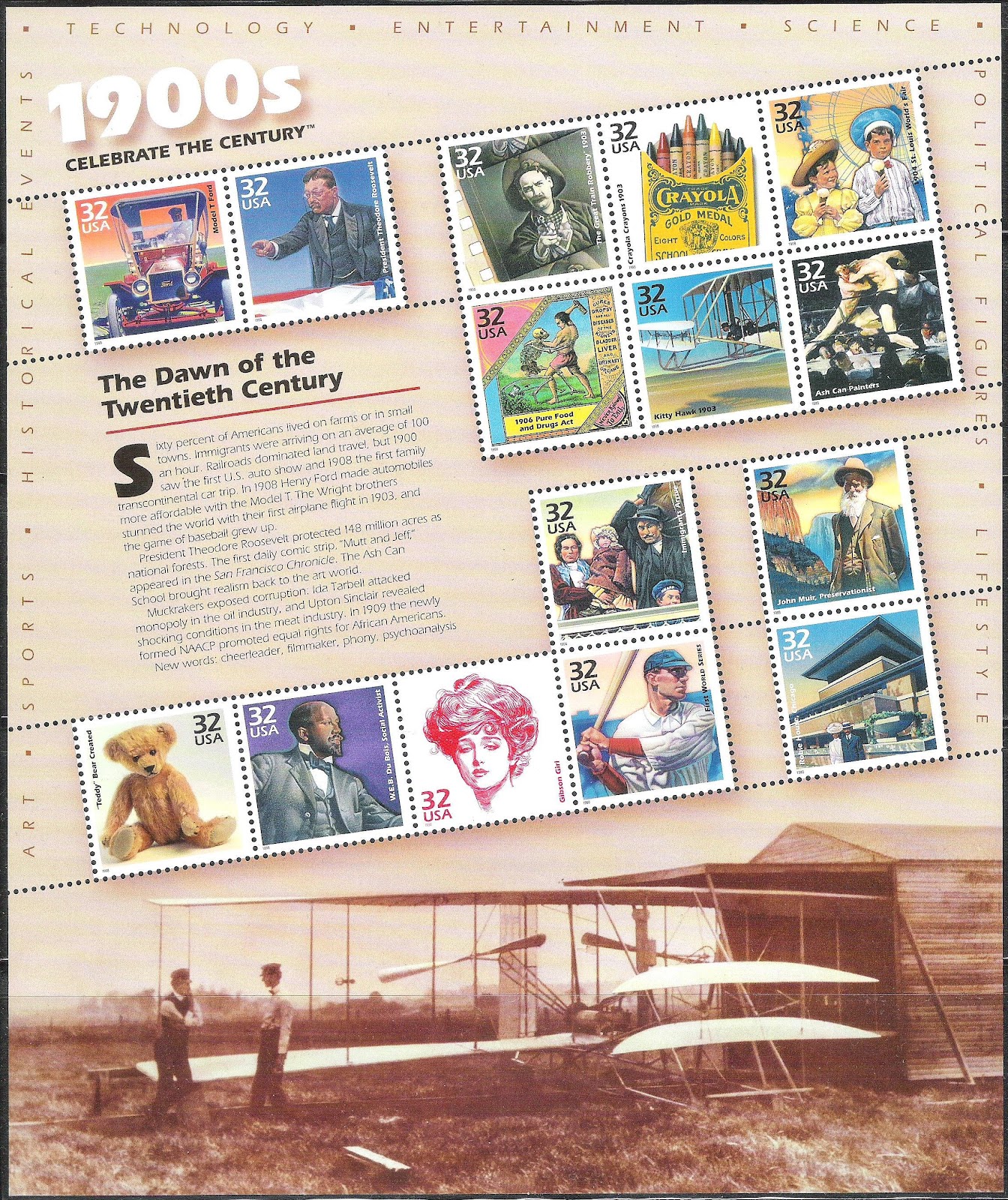 My Postage Stamps Collection 19982000 Celebrate the Century Complete