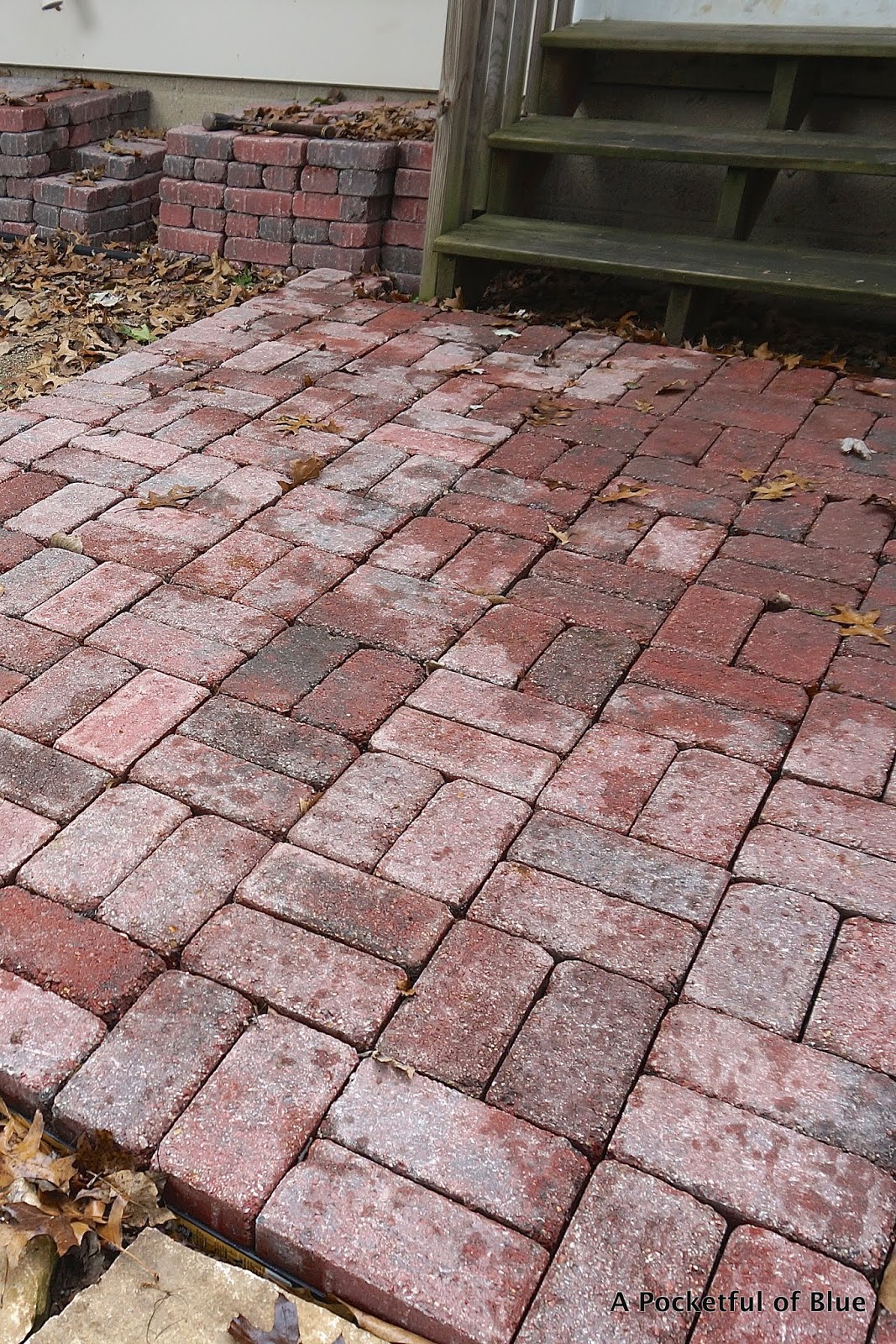 OUR NEW PATIO IN PROGRESS