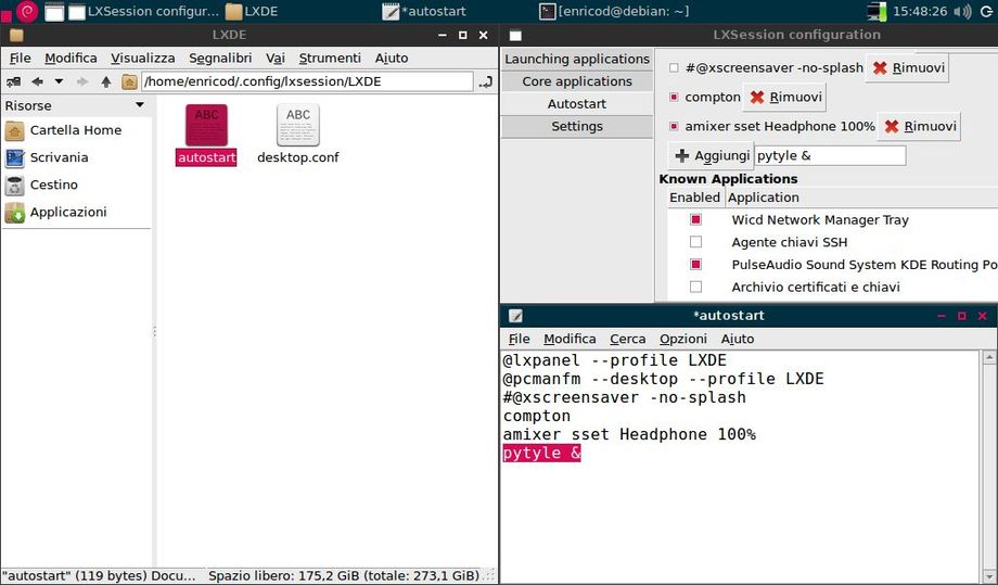 pytyle abilitare il tiling delle finestre in OpenBox