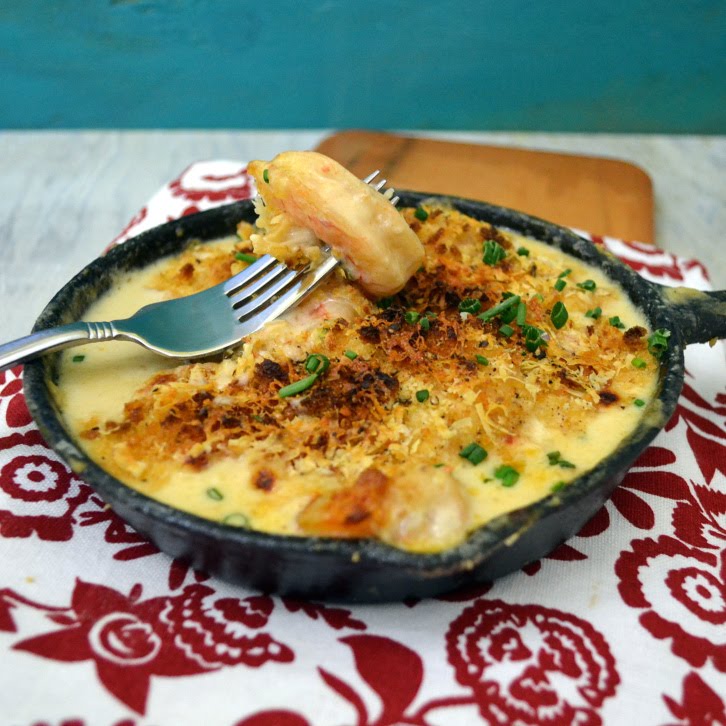 The Foodie Couple GCC Shrimp Au Gratin