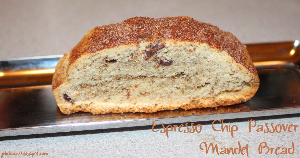 Julie Bakes Passover mandel bread