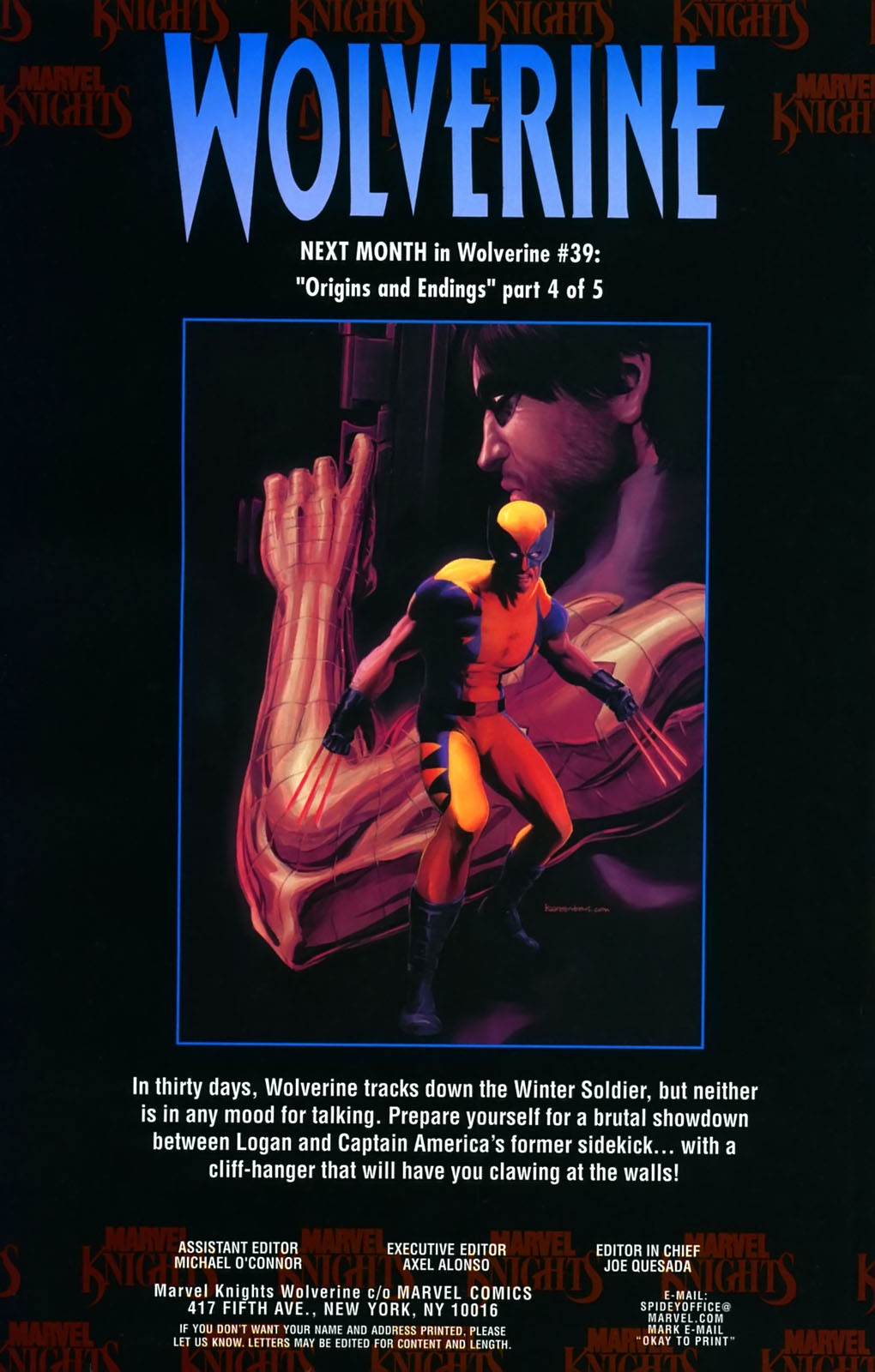 Read online Wolverine (2003) comic - Issue #38 - 24