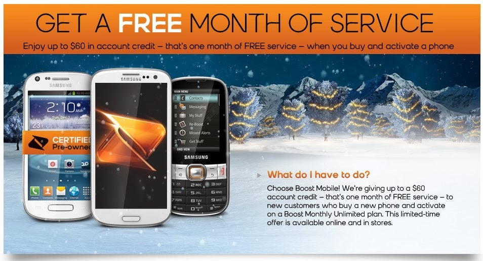 Free Month of Service For New Boost Mobile Customers | Prepaid Phone News
