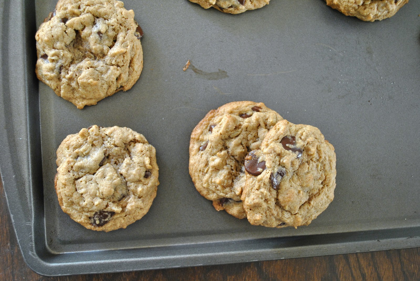 Kristin in Her Kitchen Almond Butter Dark Chocolate Chip Cookies (with
