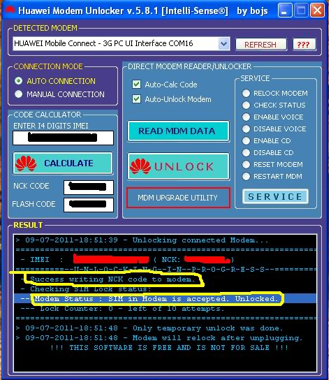 Alcatel 3G USB Modem Datacard Dongle Device - Home