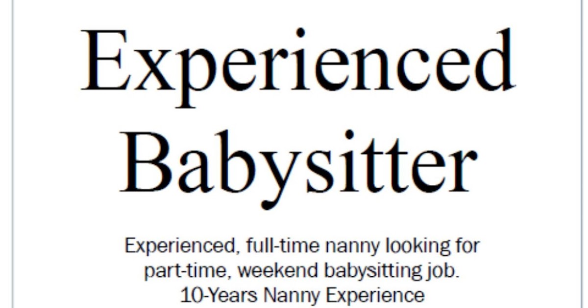 how to be the best nanny finding a part time babysitting babysiting jobs
