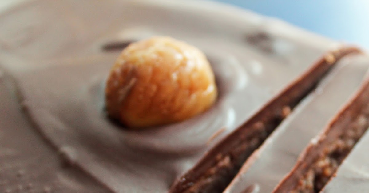 Nuts about food Chocolate and chestnut truffle cake