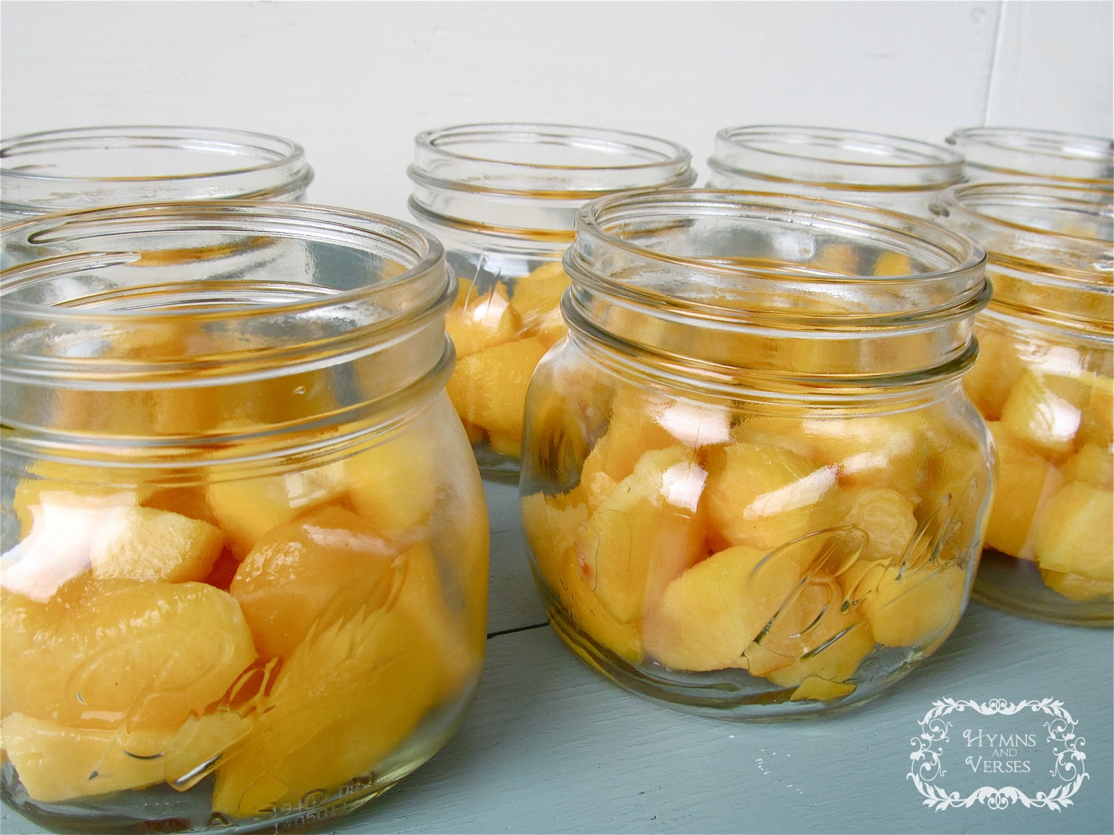 Peach Crisp in a Mason Jar Hymns and Verses Peach Crisp in a Mason Jar Hymns and Verses