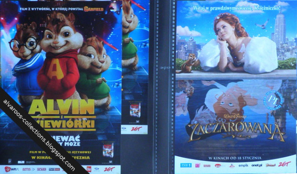 movie flyers - Alvin and chipmunks, Enchanted movie flyers - Alvin and chipmunks, Enchanted