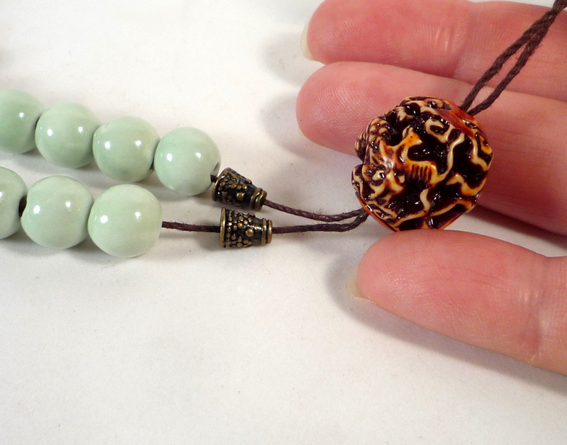 Mich L. in L.A. For Those HardToCraftFor People Japa Mala bead strings.