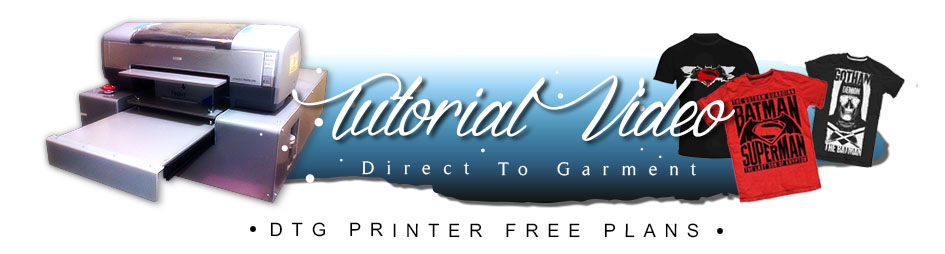 DTG printers free plans