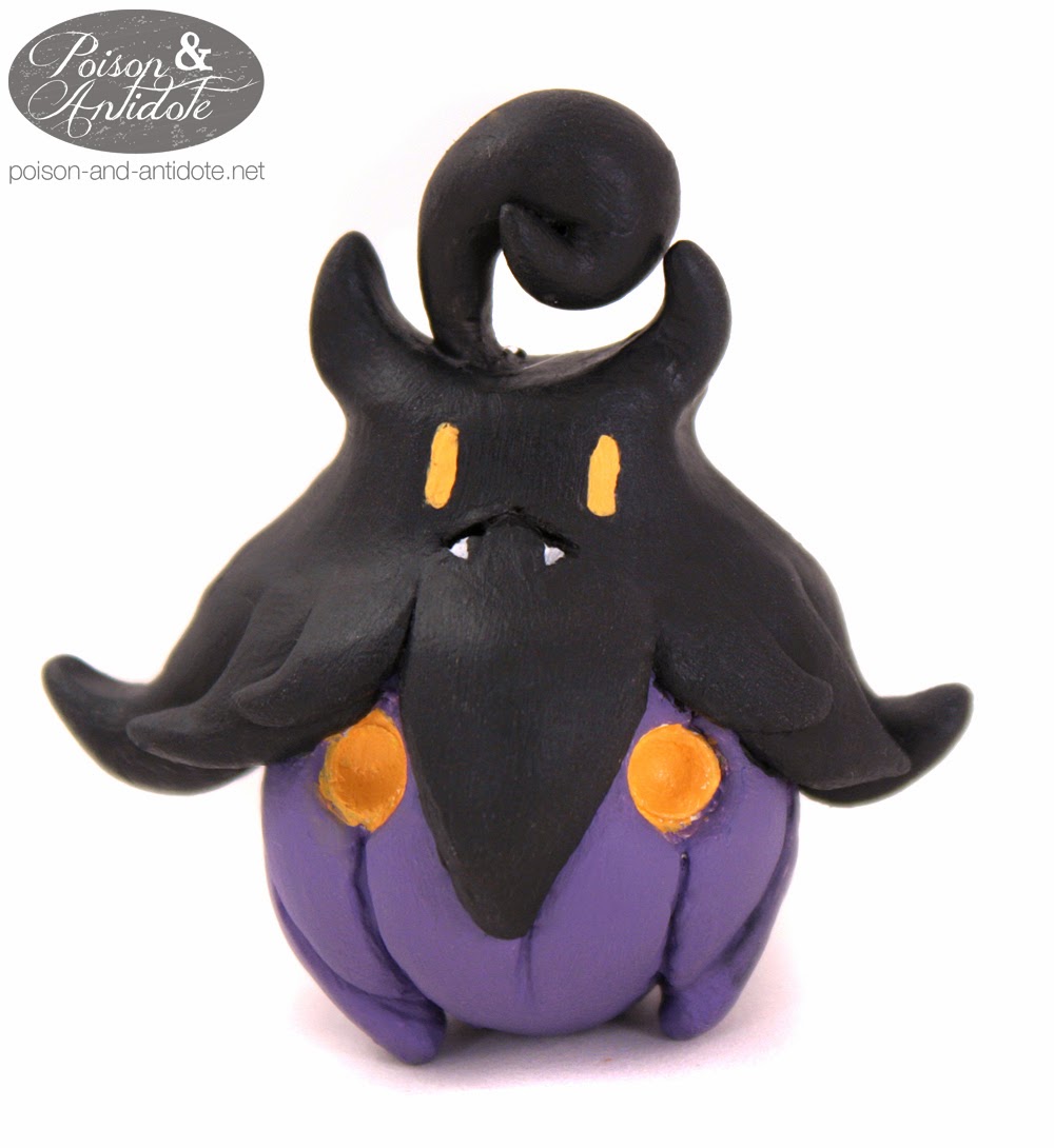 Posion & Antidote Polymer Clay Shiny Pumkaboo