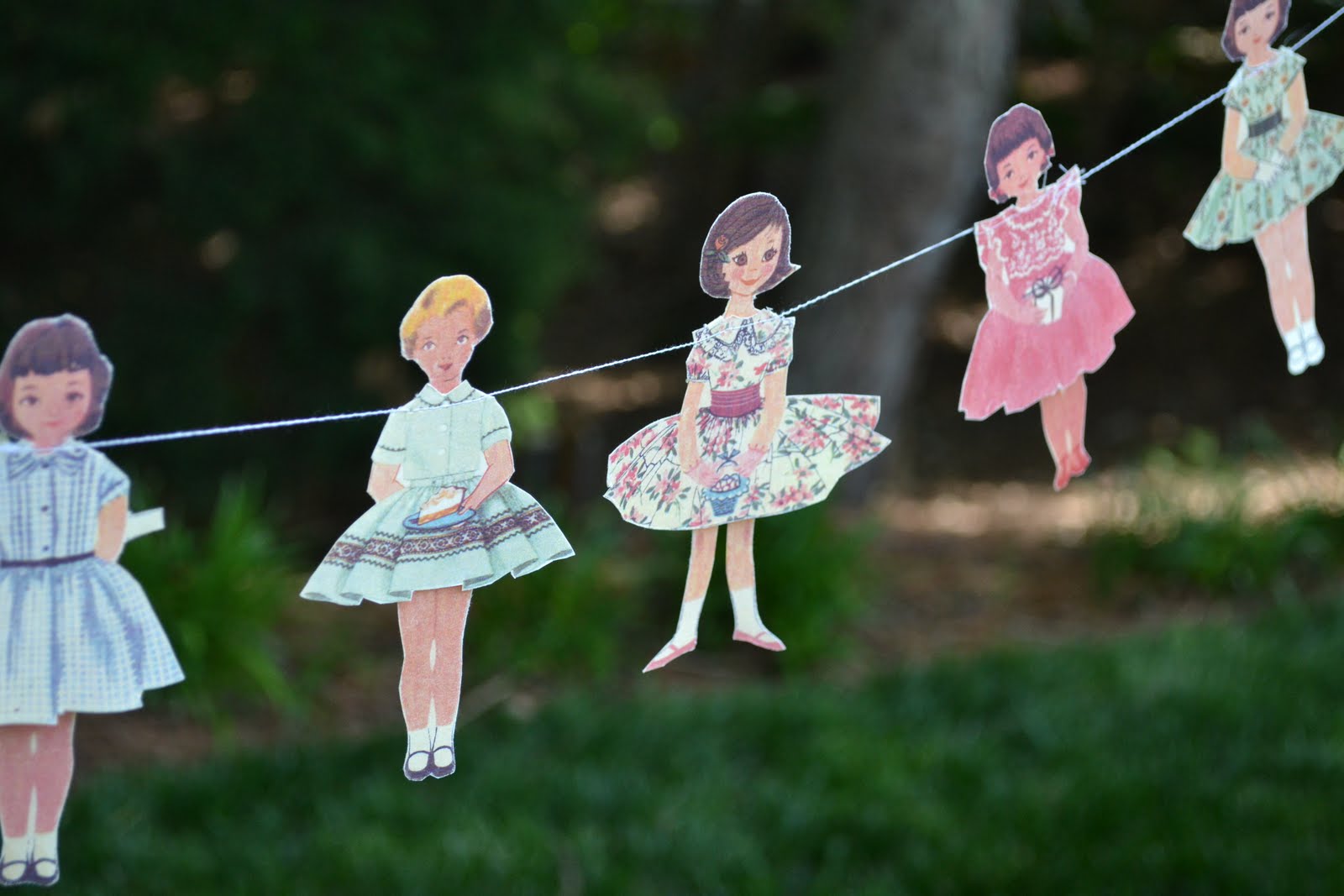 Three Pixie Lane A Vintage Paper Doll Party